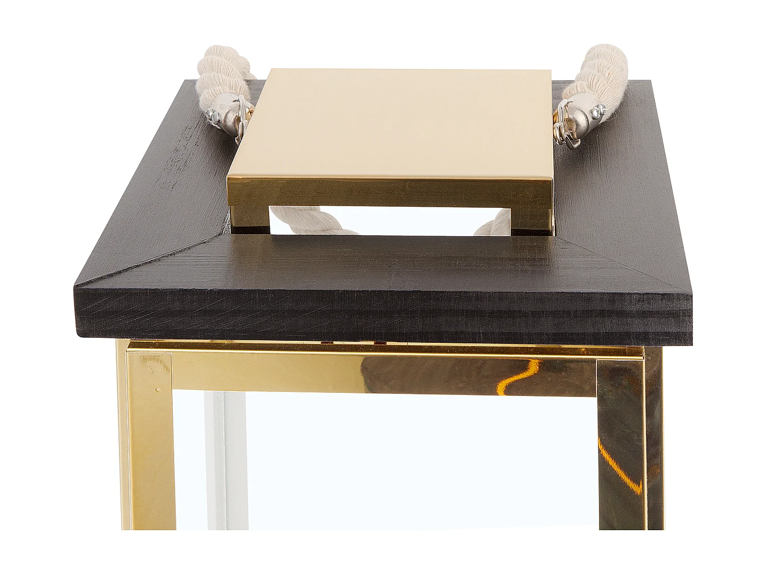 Lanterna BORNEO Metallo 41 cm Ottone