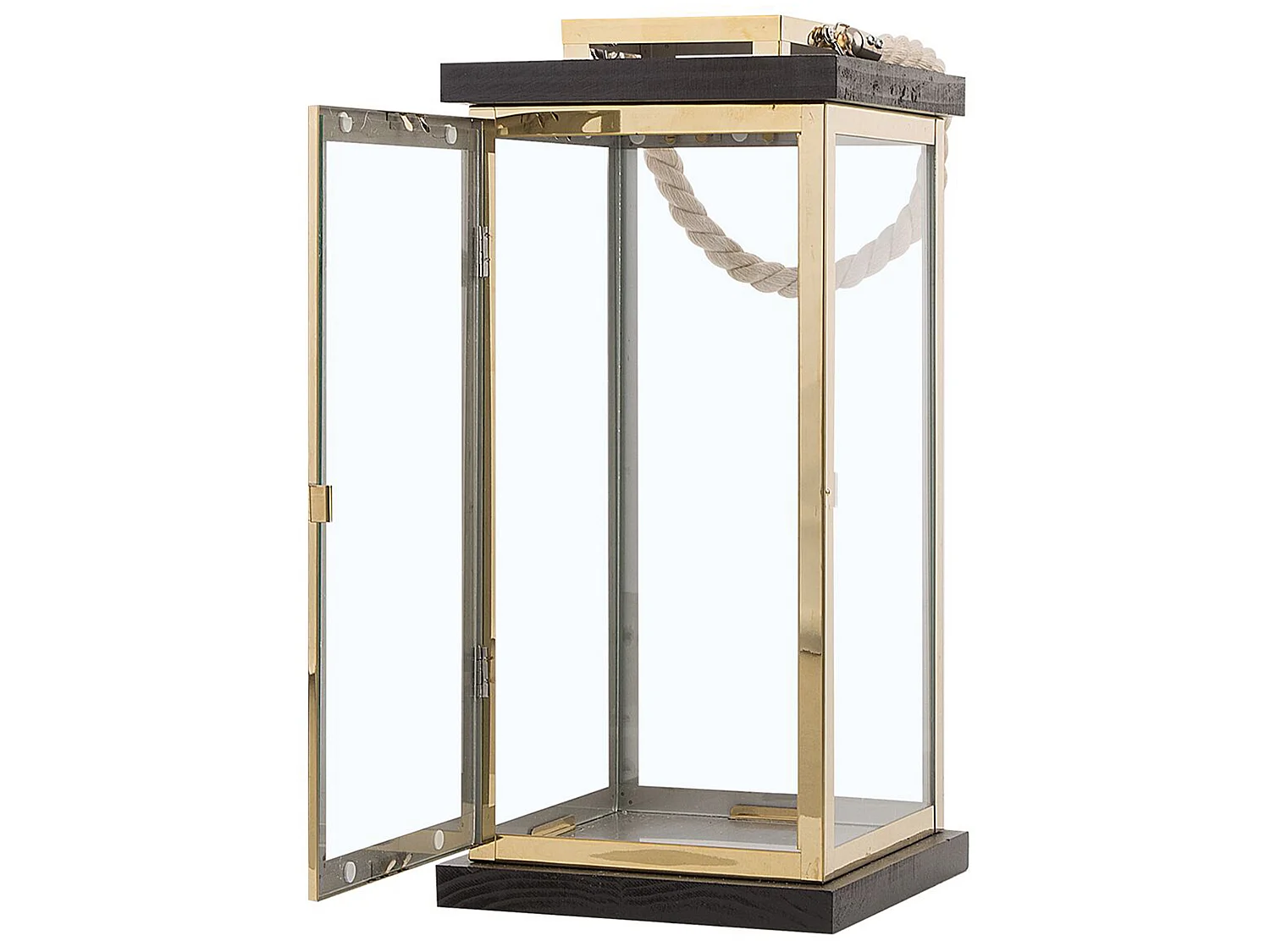 Lanterne BORNEO Métal 41 cm Laiton