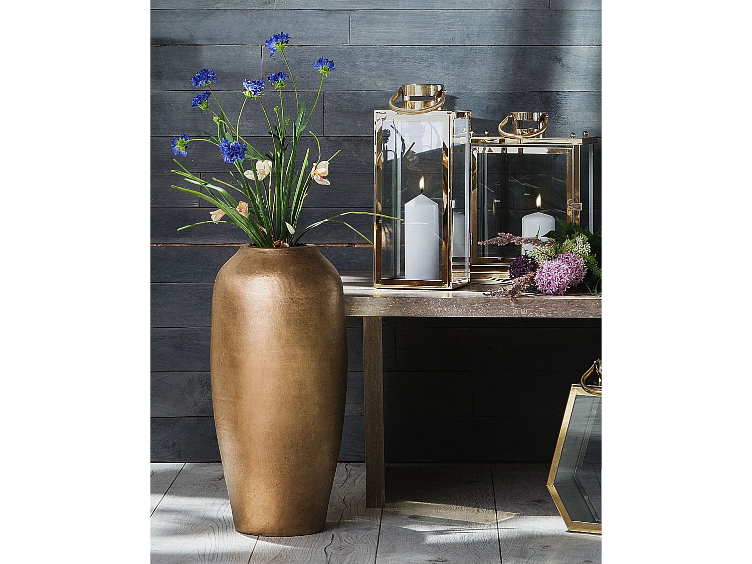 CYPRUS Acier inox 46 cm Laiton