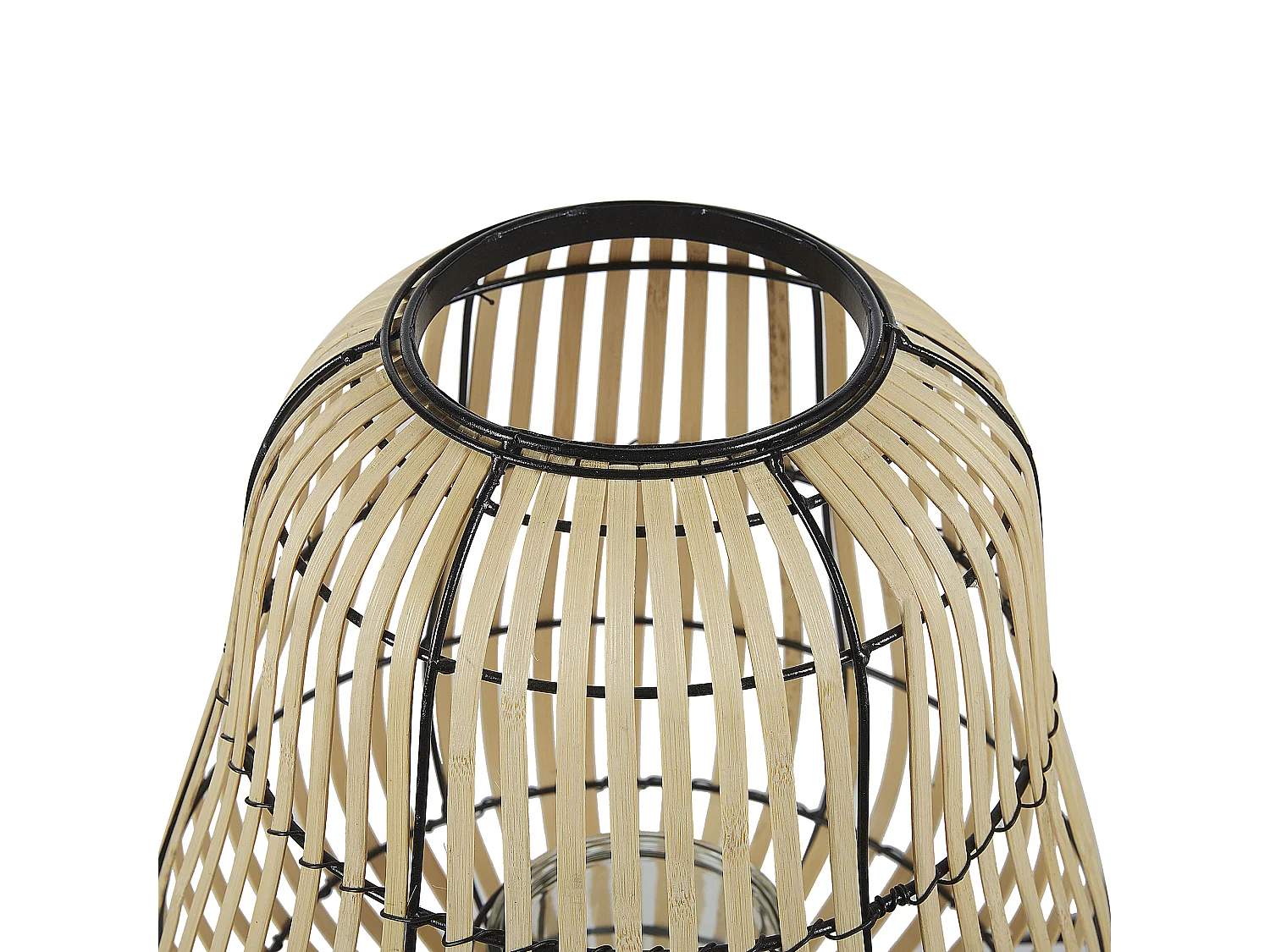 Lampion BERKNER Drewno 44 cm Naturalny