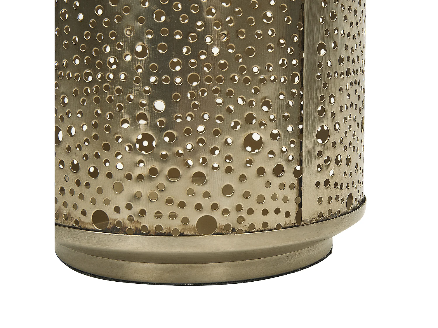 Lampion CORFU Metal 25 cm Złoty