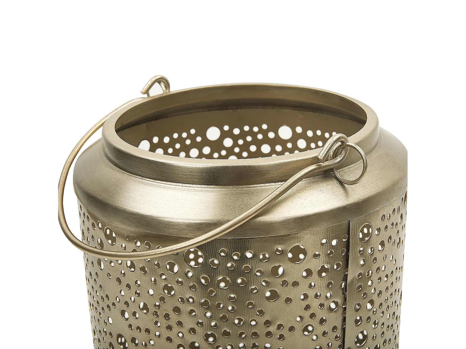 Lanterne CORFU Métal 25 cm Doré