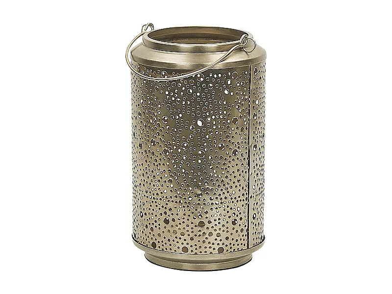 Lanterne CORFU Métal 25 cm Doré