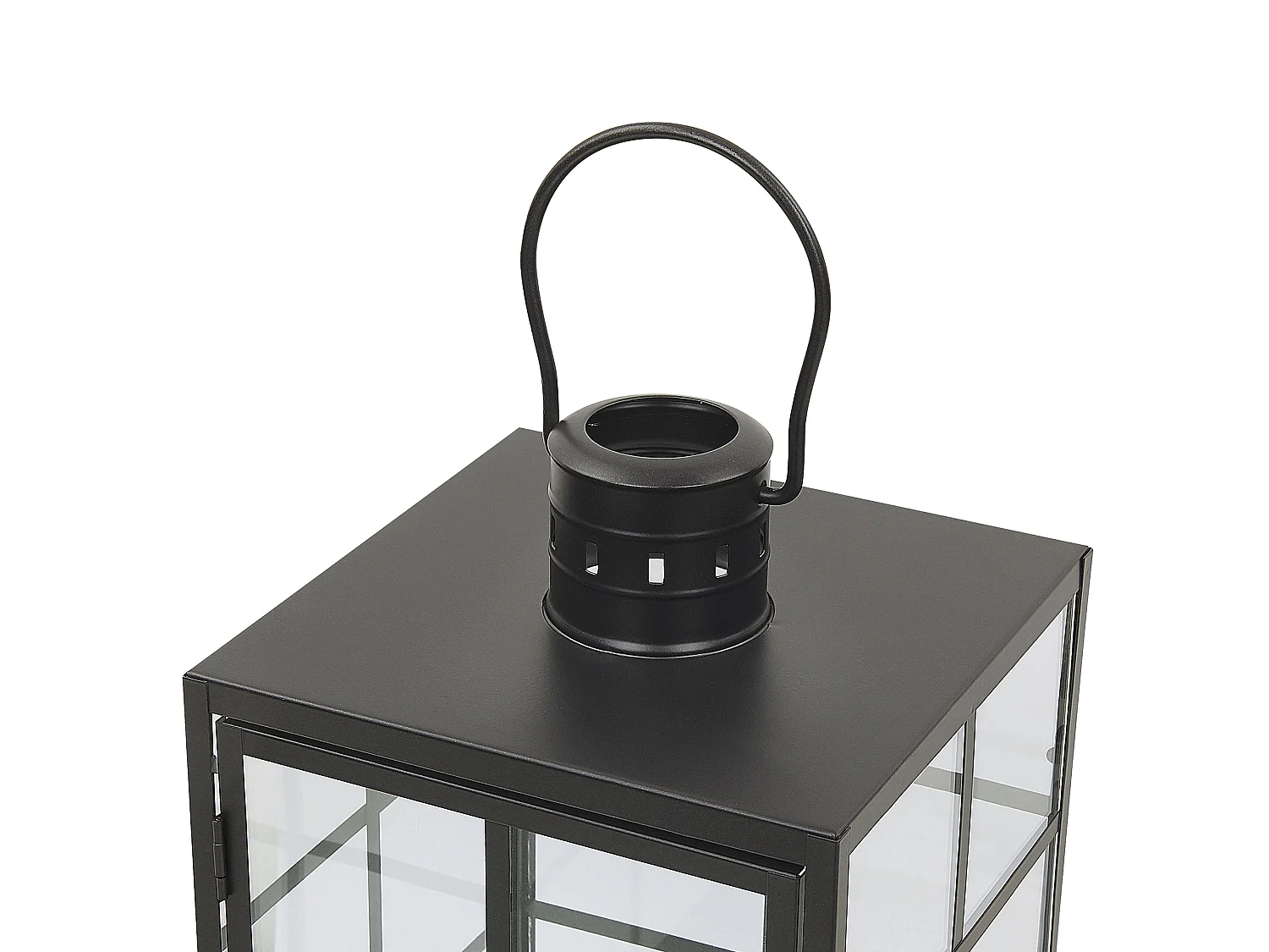 Laterne BINTAN Metall 33 cm Schwarz