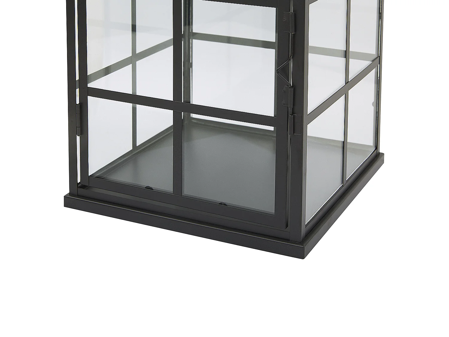 Laterne BINTAN Metall 33 cm Schwarz