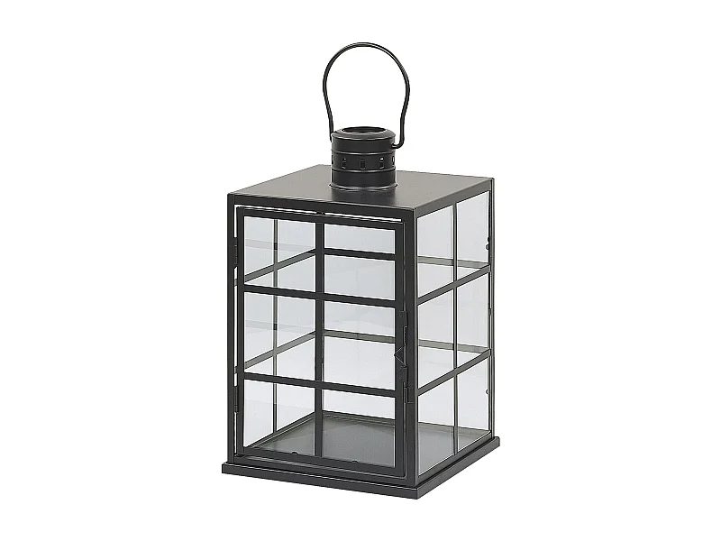 Lanterne de jardin Lanterne BINTAN Métal 33 cm Noir
