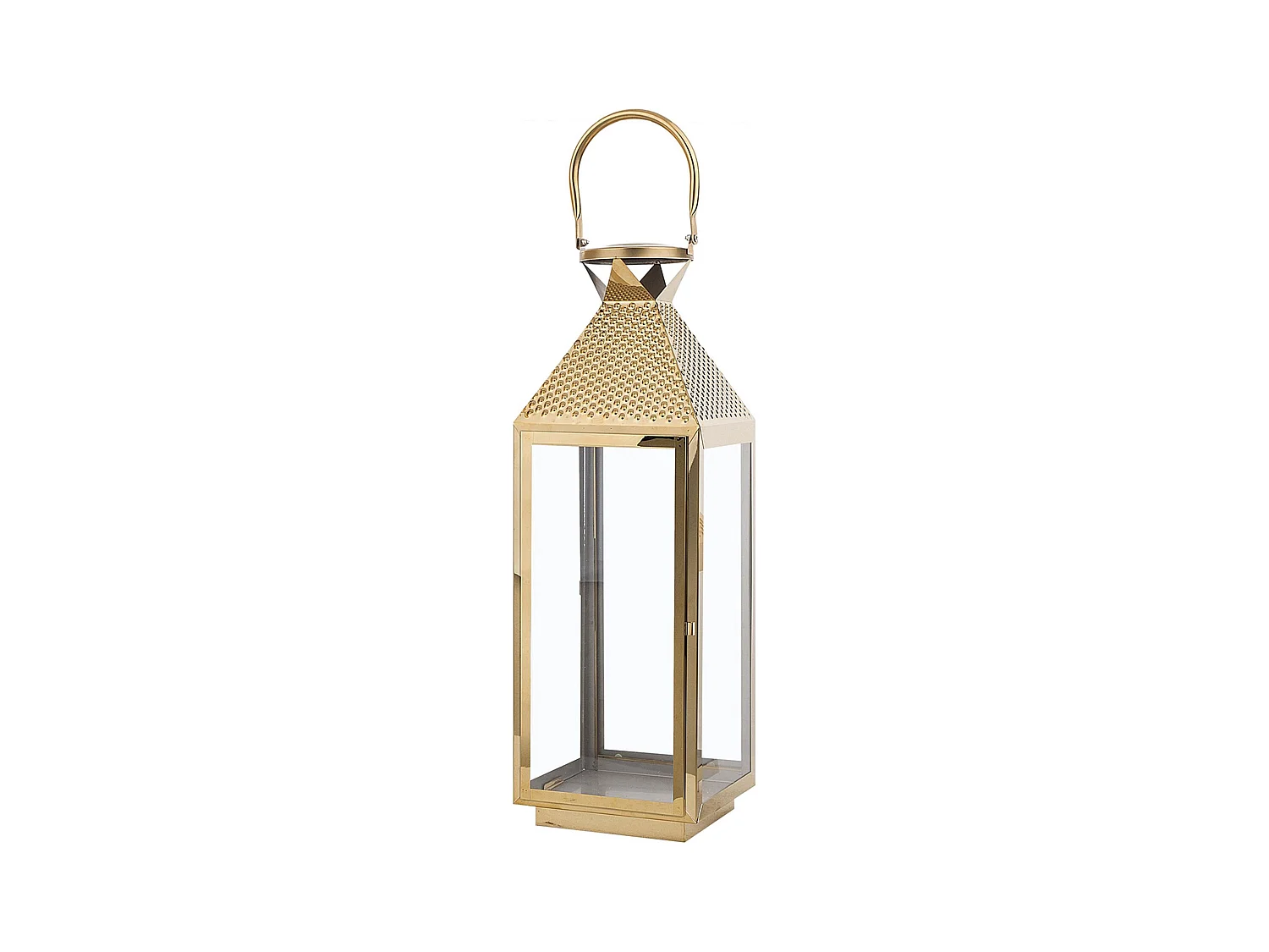 Lanterne BALI Acier inox 55 cm Laiton