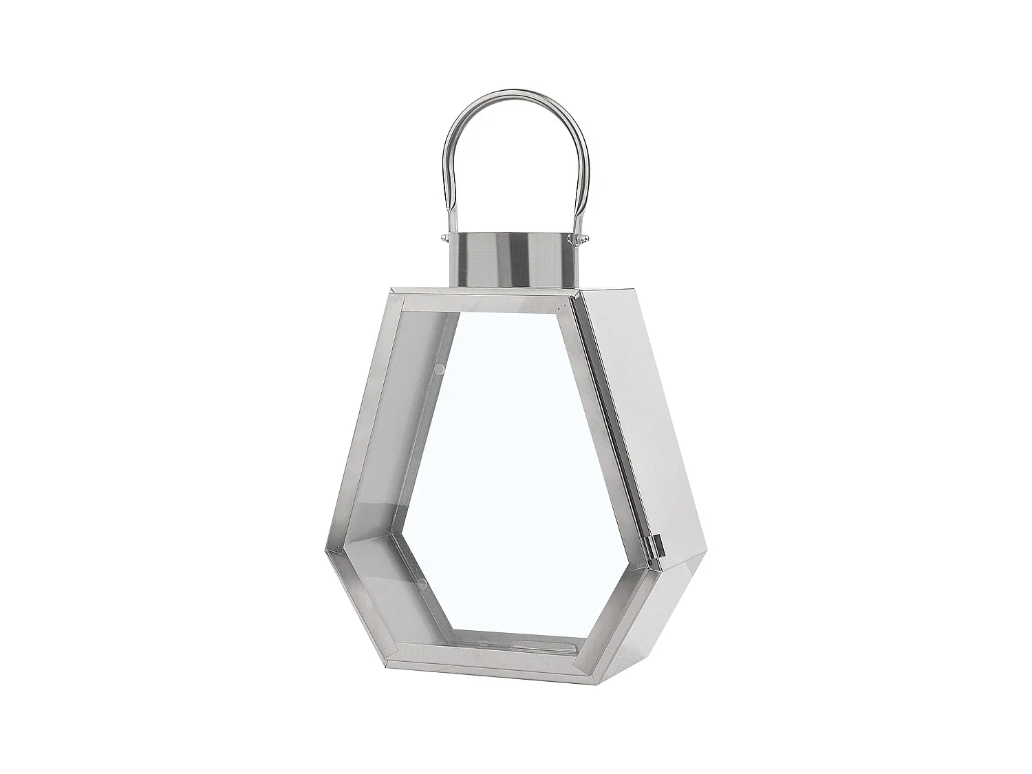 Lanterne CORSICA Acier inox 46 cm Argenté