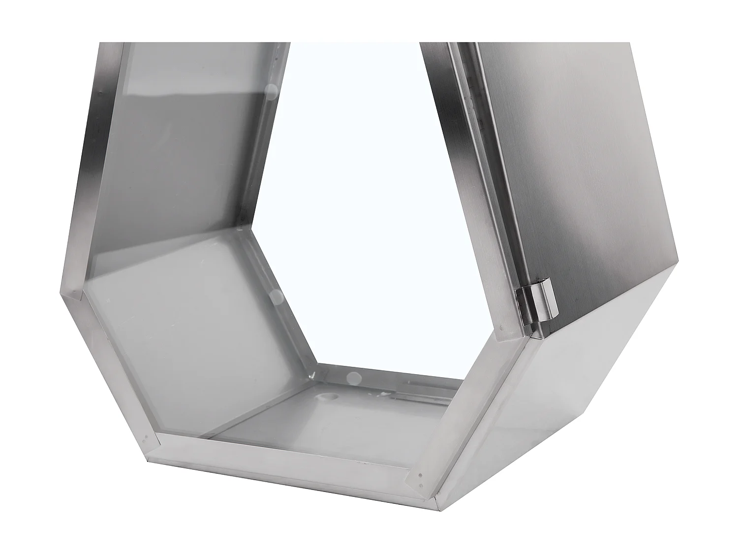 Lanterne CORSICA Acier inox 46 cm Argenté