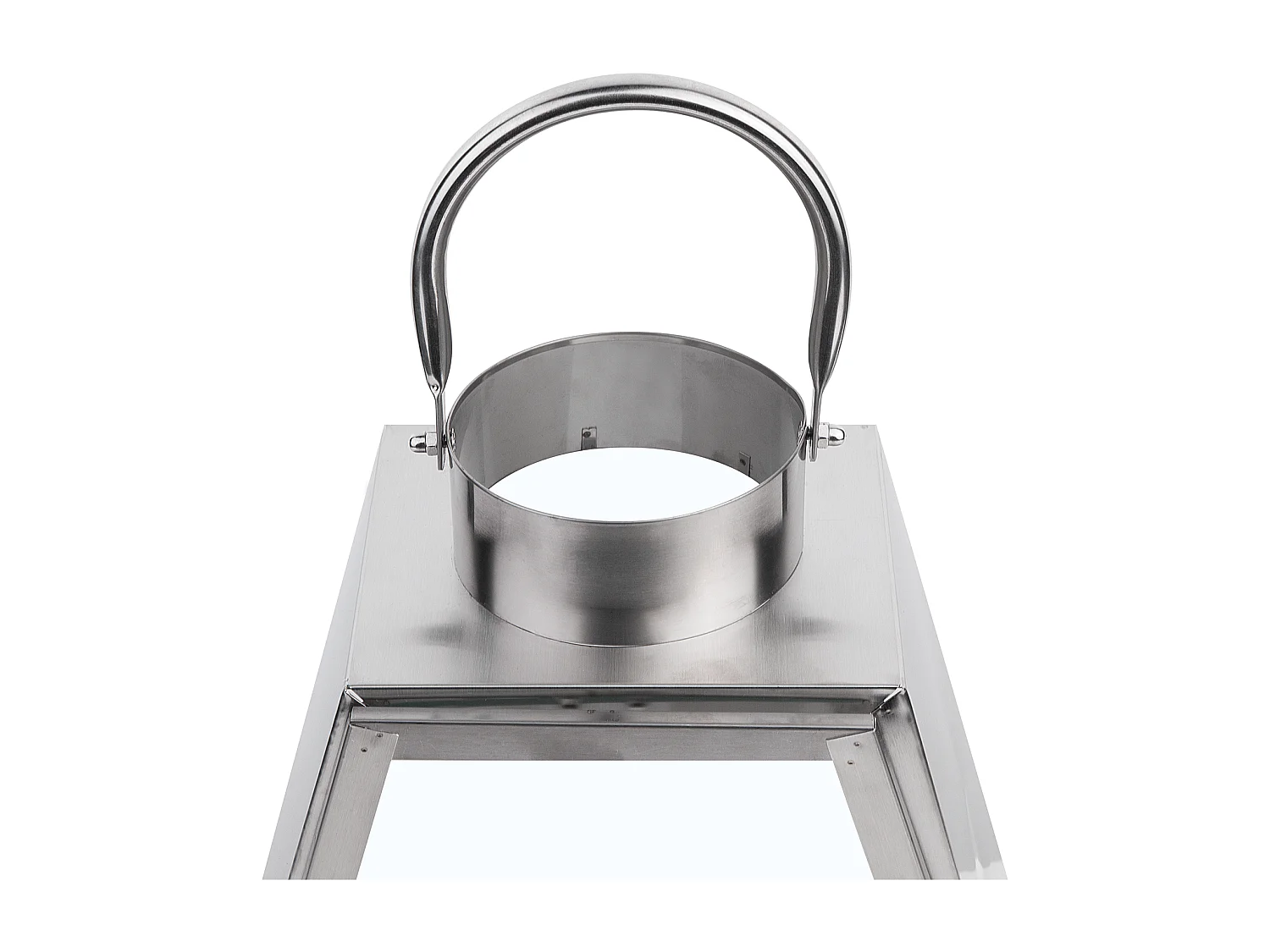 Lanterne CORSICA Acier inox 46 cm Argenté