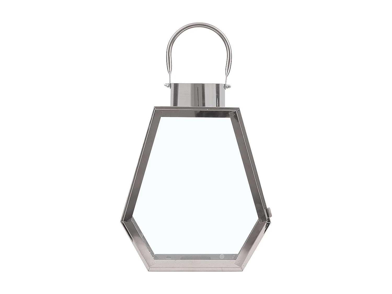 Lantaarn CORSICA RVS 46 cm Zilver