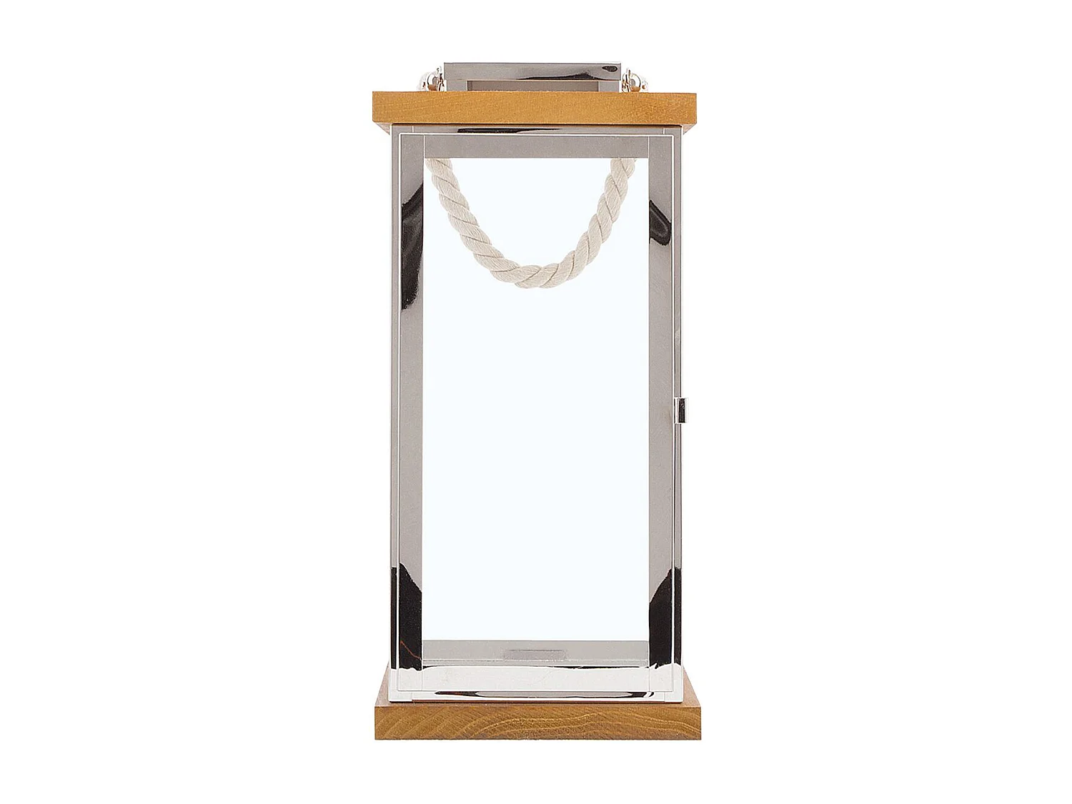 Lanterne de jardin Lanterne BORNEO Métal 41 cm Argenté