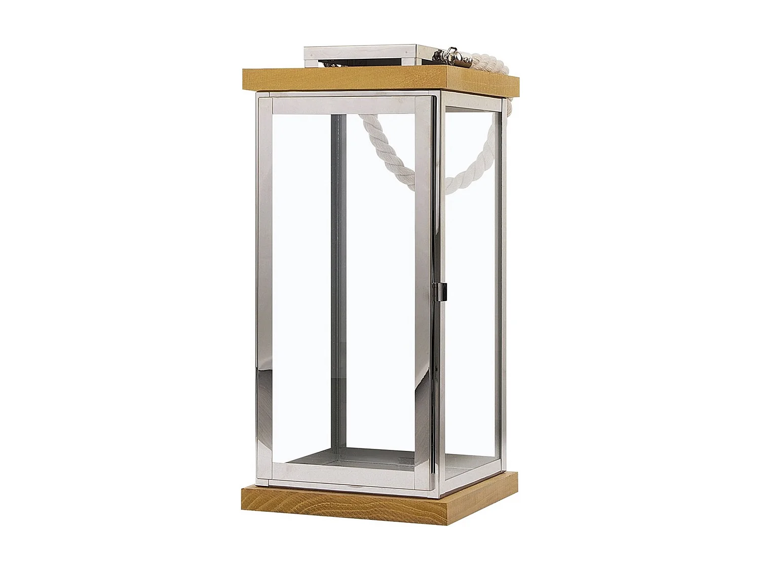 Lanterna BORNEO Metallo 41 cm Argento