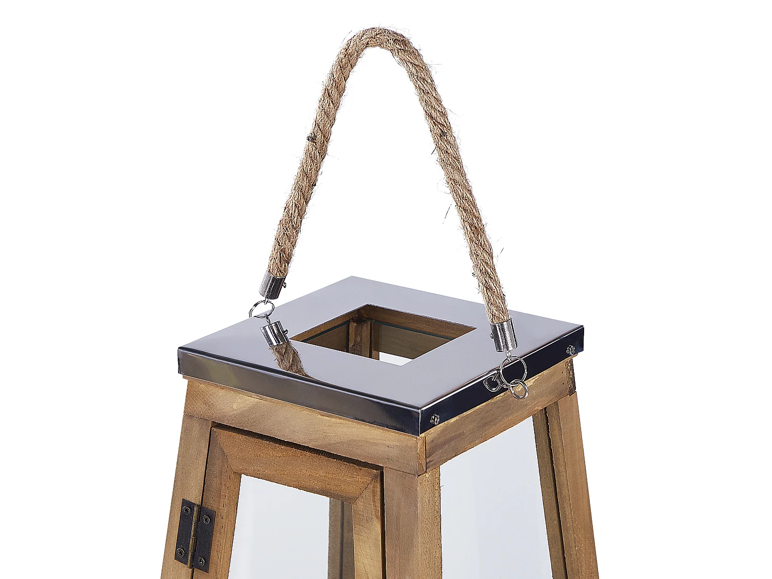 Lantaarn PULAU Hout 39 cm Bruin