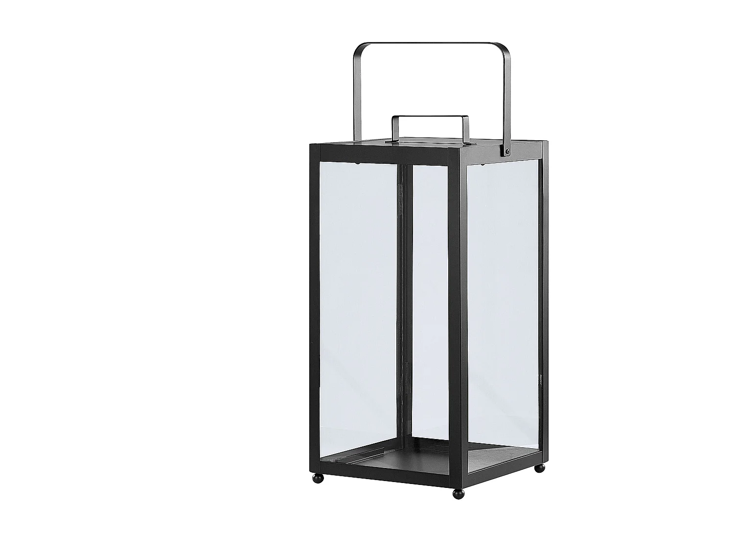 Lantaarn LEPAR Metaal 30 cm Zwart
