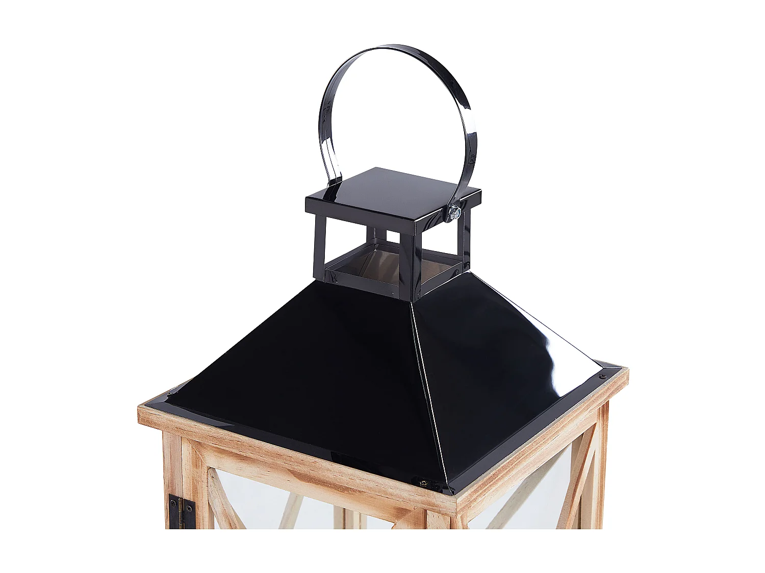 Linterna TELAGA Madera de pino 61 cm Marrón claro