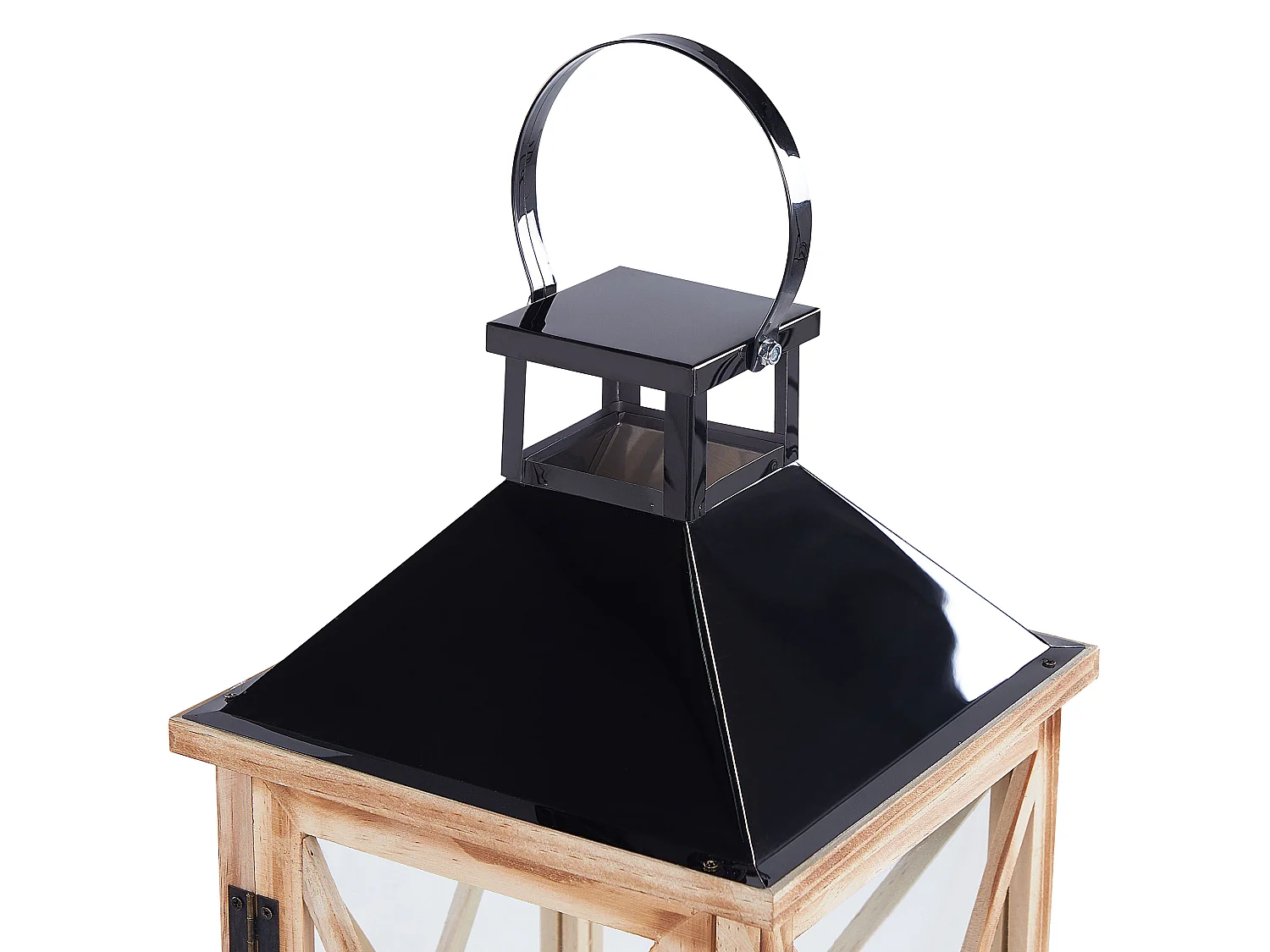 Lanterne TELAGA Bois de pin 61 cm Marron clair