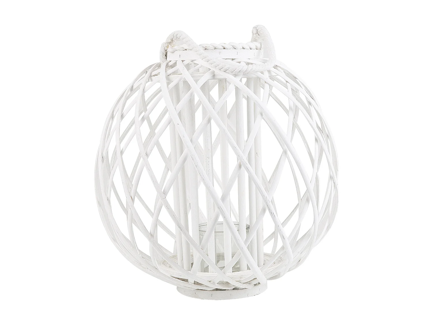 Lanterna SAMOA Legno 41 cm Bianco