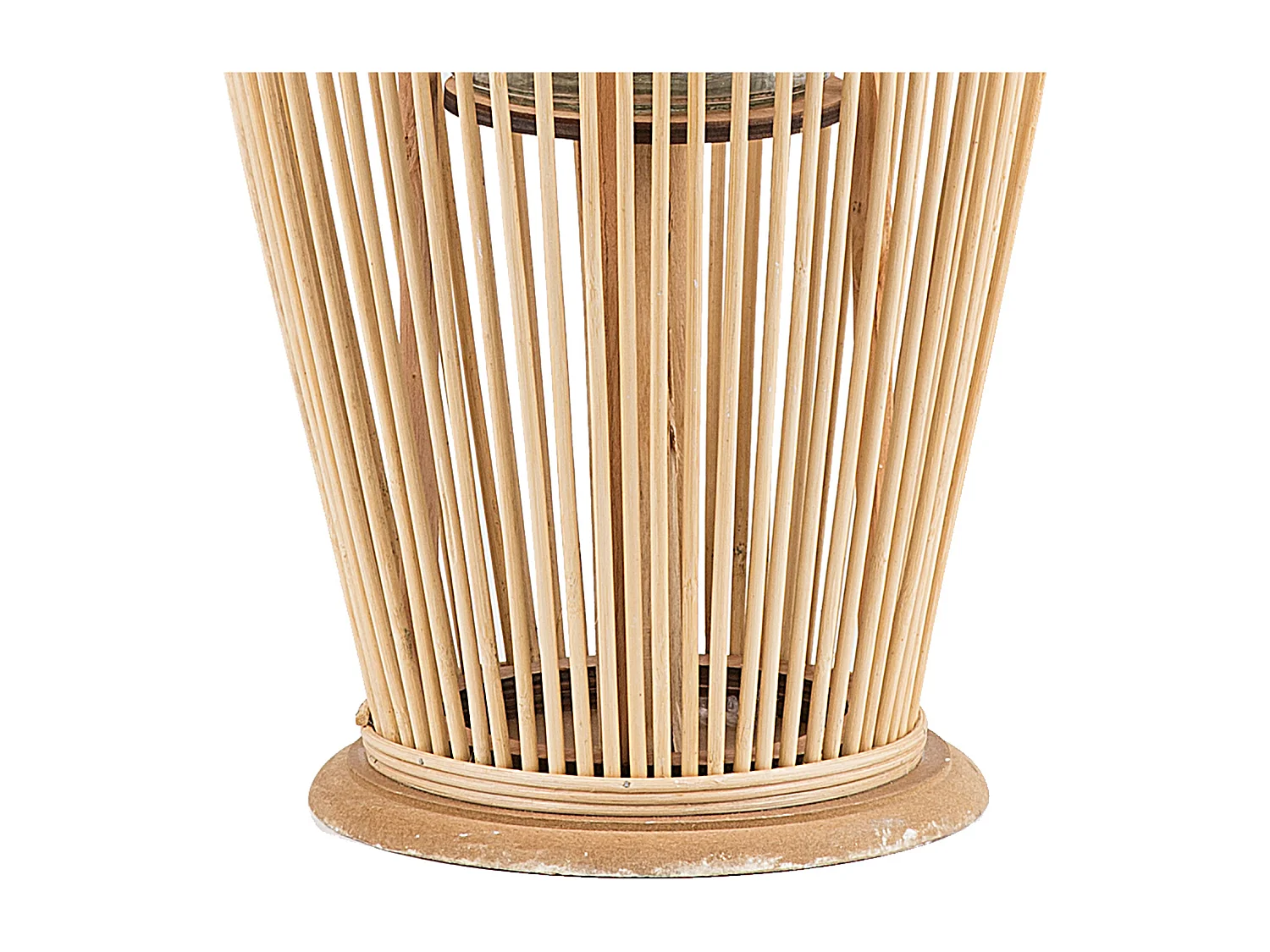 Lanterna TAHITI Legno di bambù 84 cm Naturale