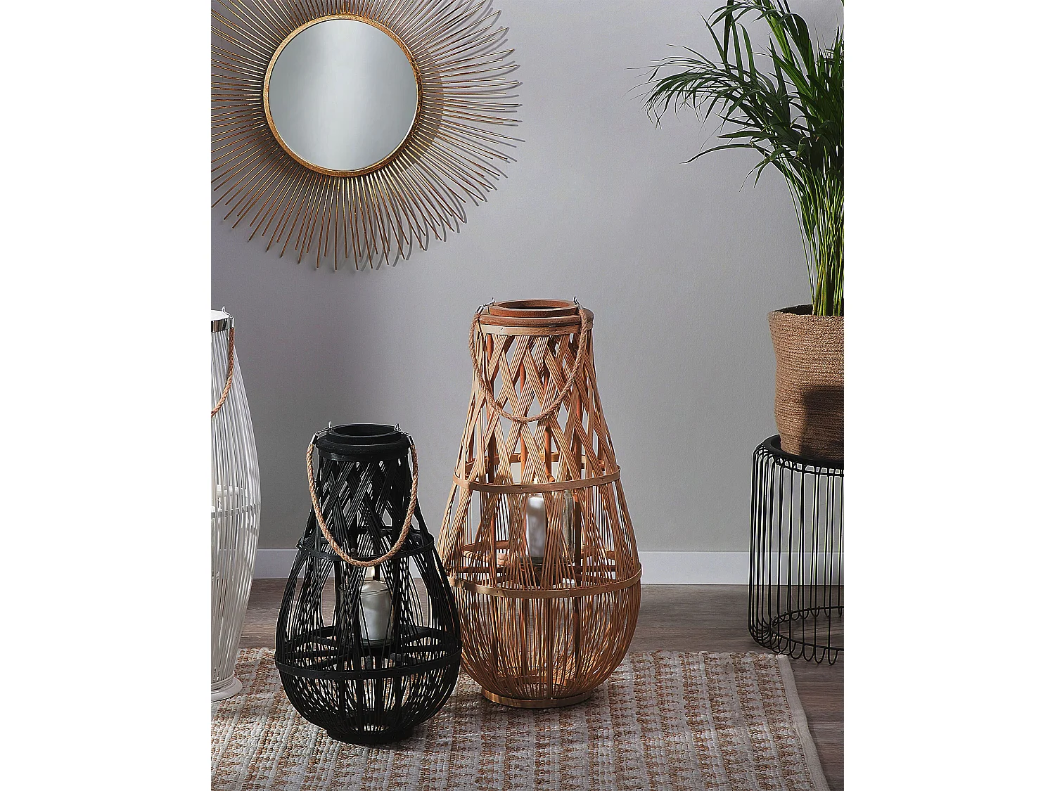 Lanterne TONGA Bambou 77 cm Naturel