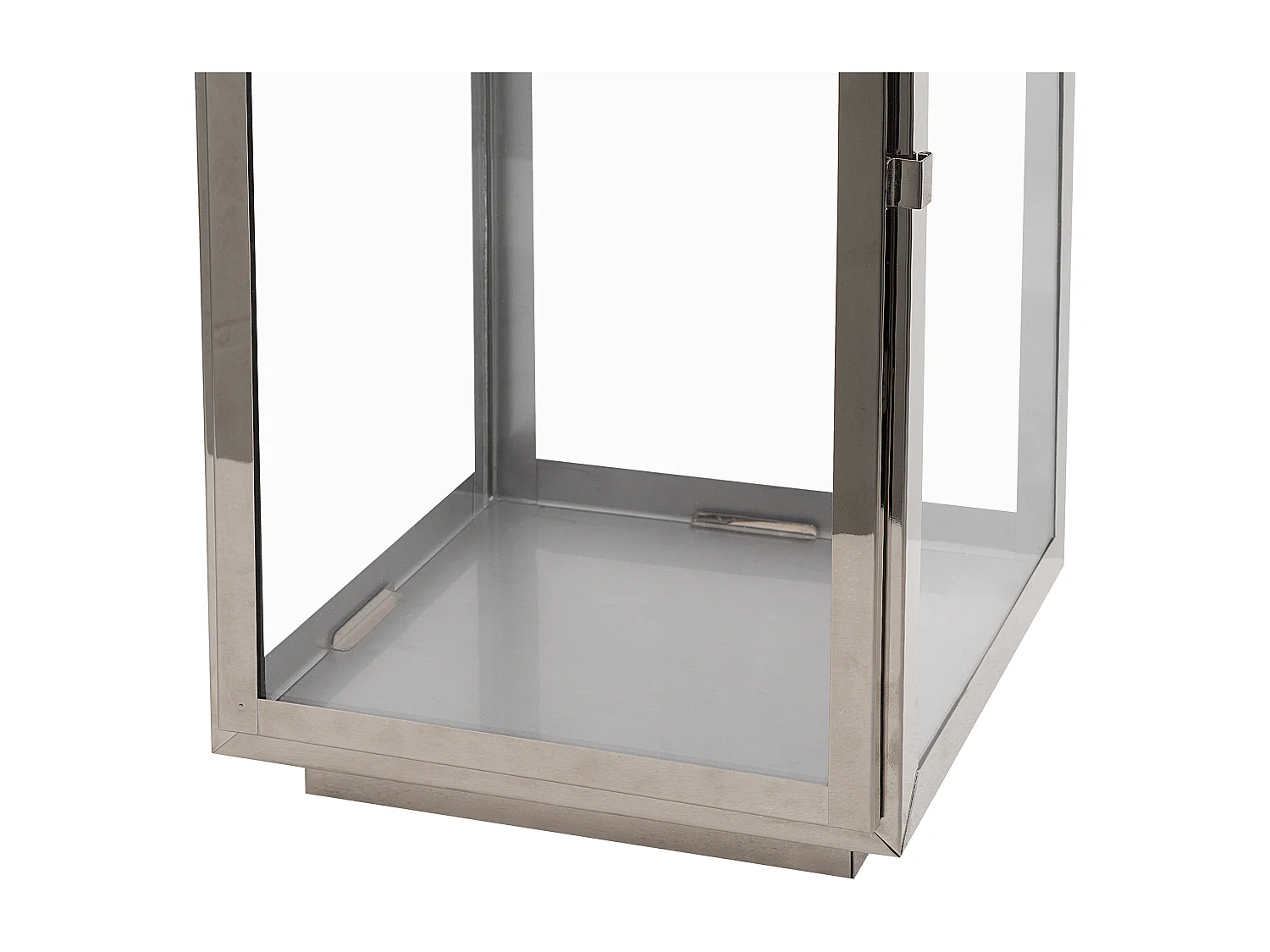 Dekorative Laterne silber 40 cm Bali