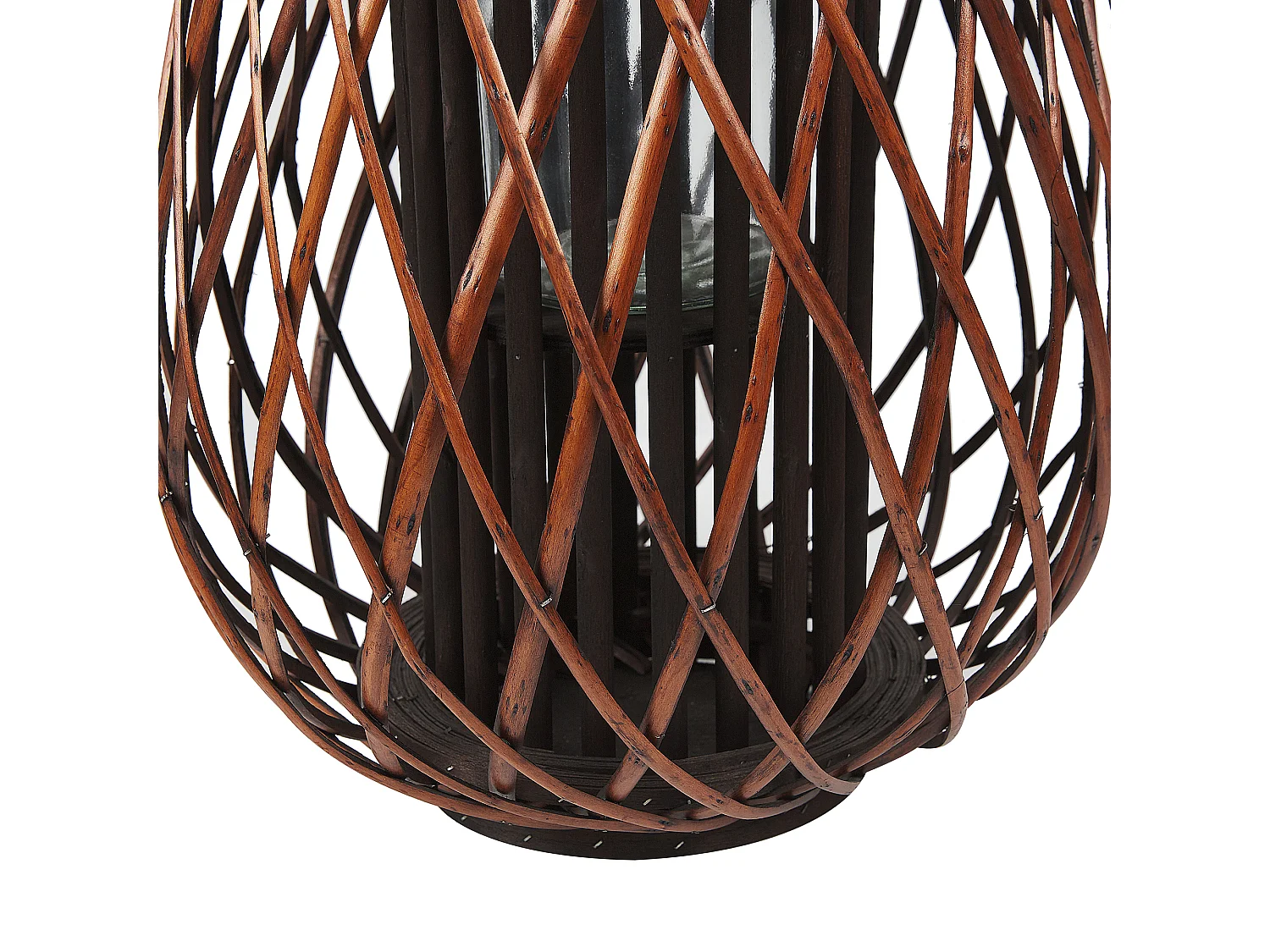 Lantaarn KIUSIU Hout 60 cm Bruin