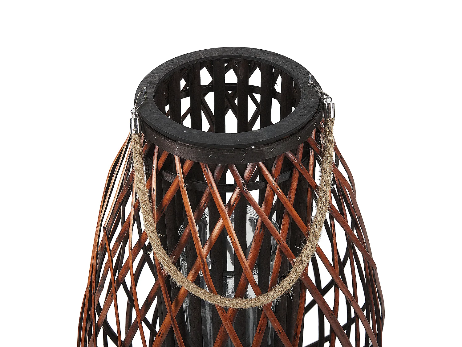 Lanterne KIUSIU Bois 60 cm Marron