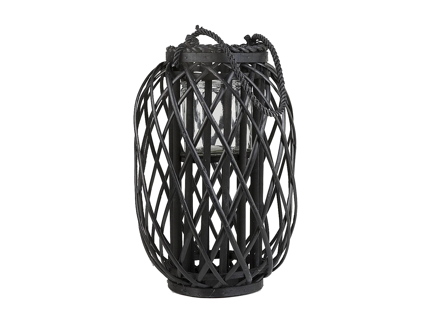 Lanterna MAURITIUS Madeira 40 cm Preto