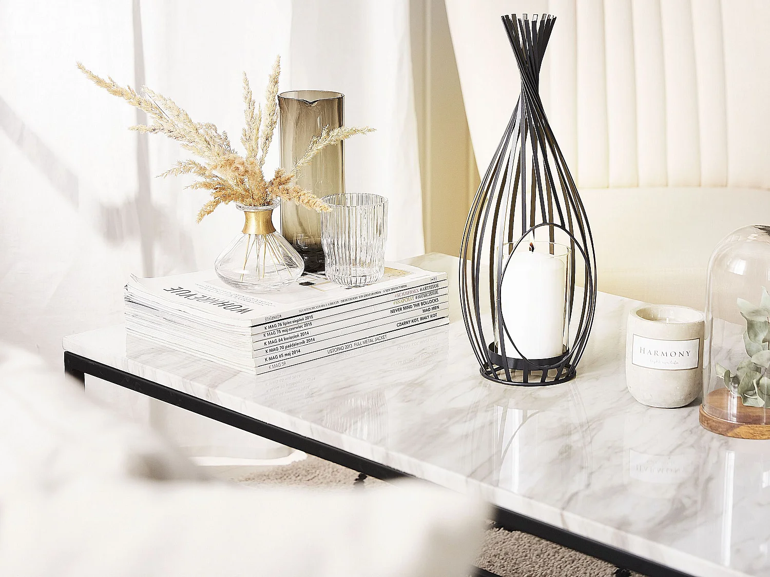 Lanterne LOMBOK Métal 38 cm Noir