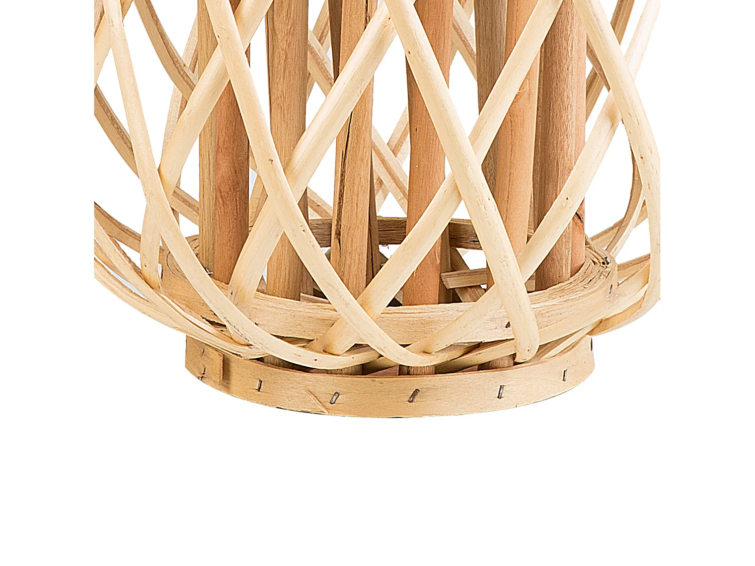 Lanterne MAURITIUS Bois de saule 30 cm Naturel