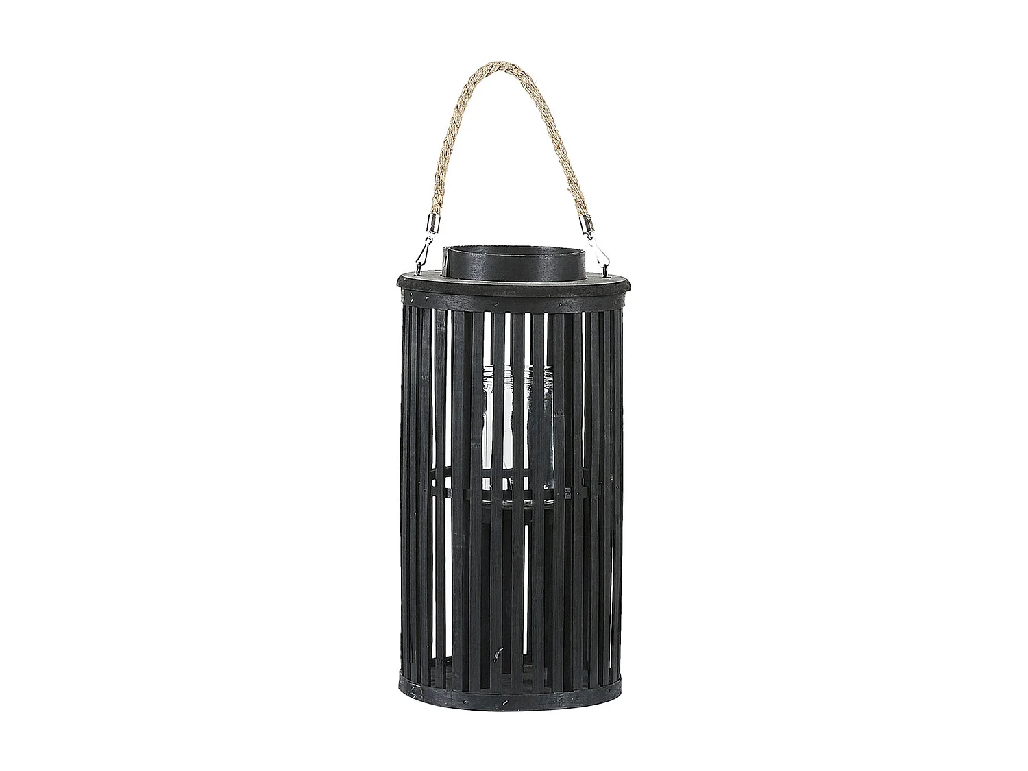 Lanterna LUZON Legno 40 cm Nero