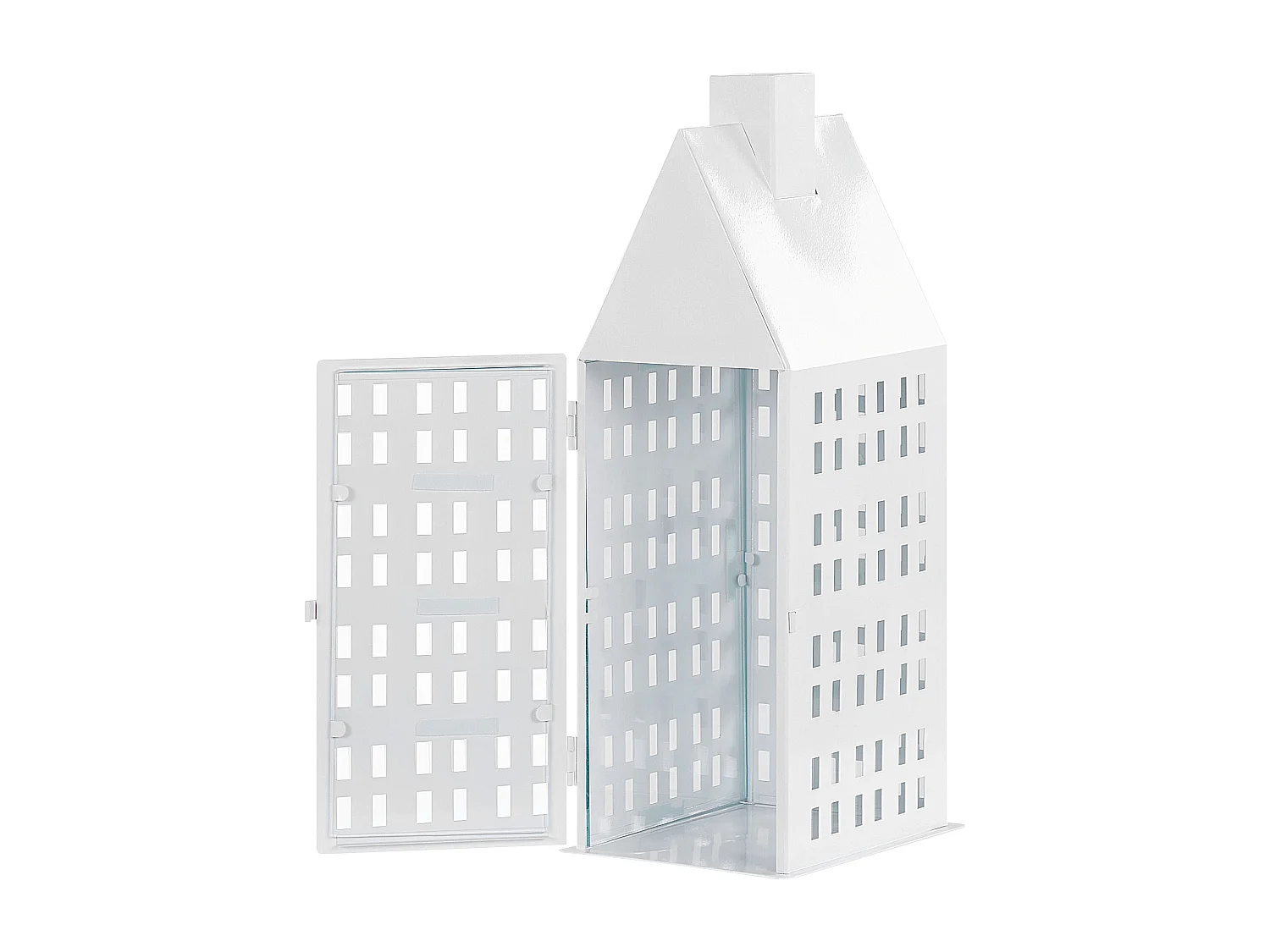 Linterna DOLOK Metal 40 cm Blanco