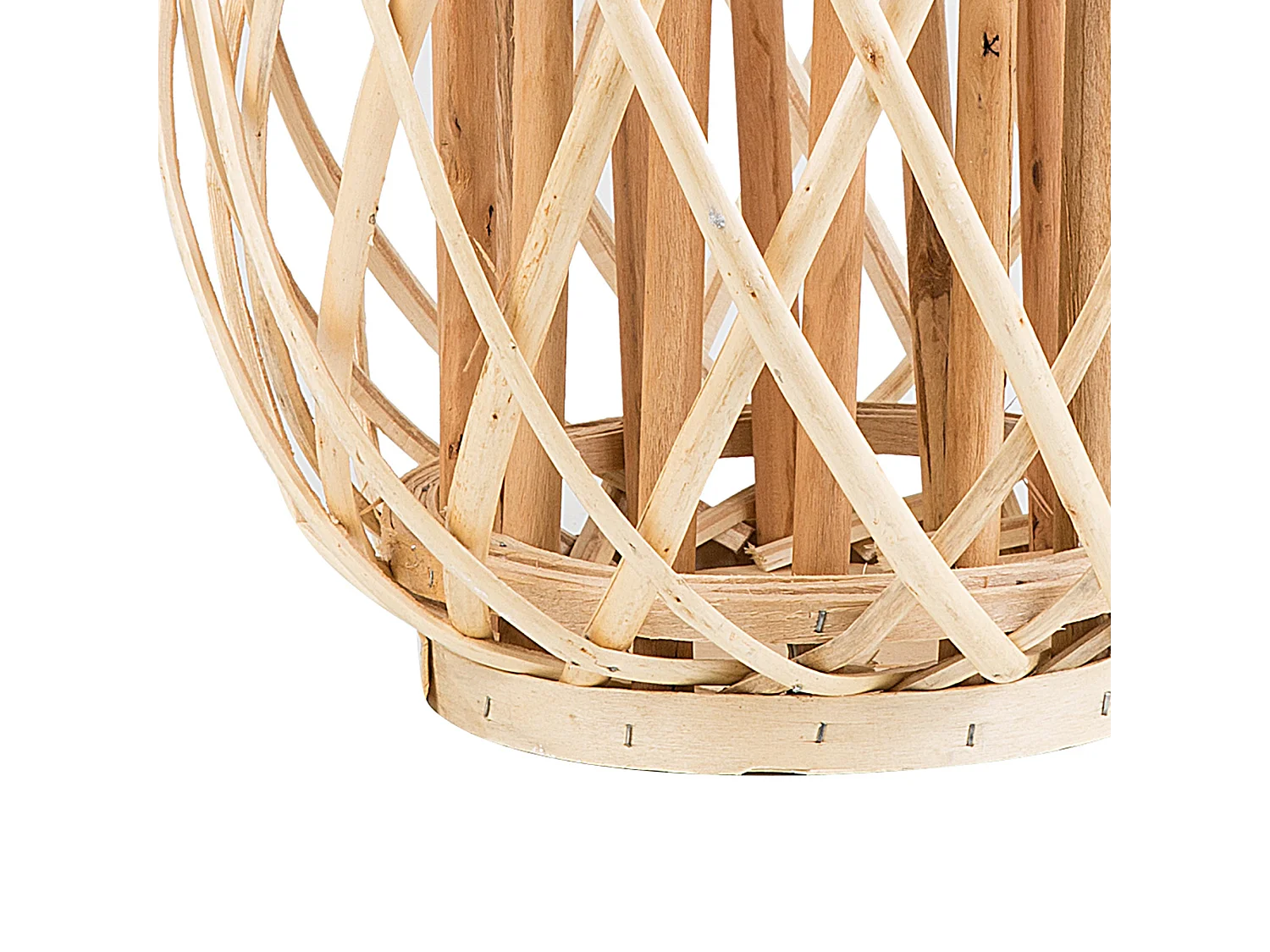 Lantaarn MAURITIUS Hout 40 cm Natuurlijk