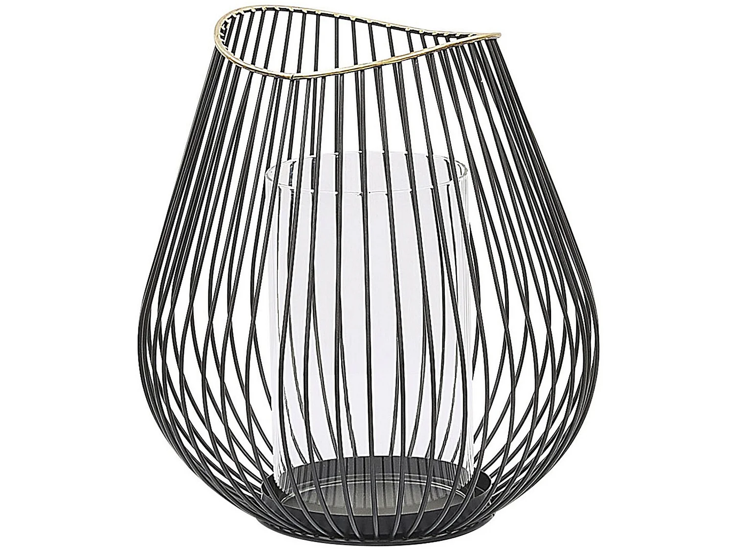 Lanterne THURSTON Métal 22 cm Noir