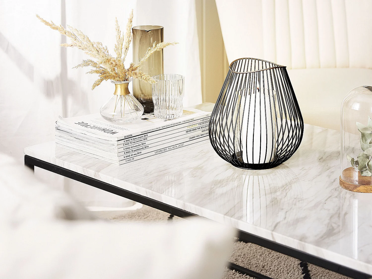 Lanterne THURSTON Métal 22 cm Noir