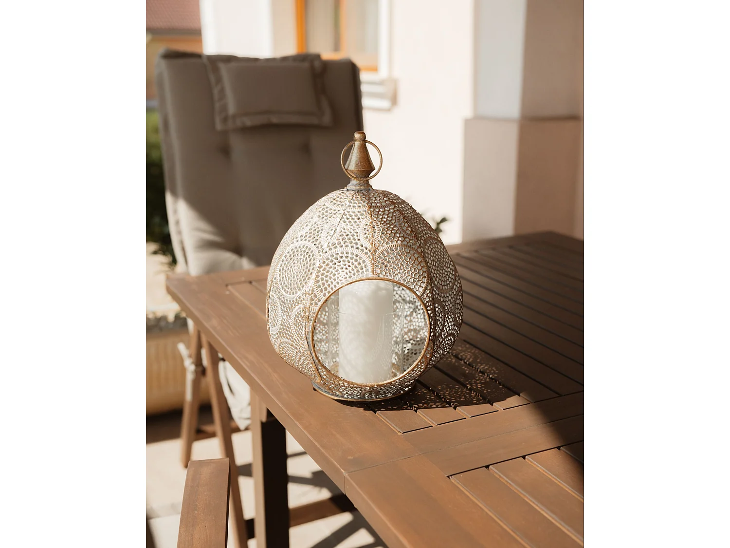 Lanterne LAESO Métal 33 cm Doré