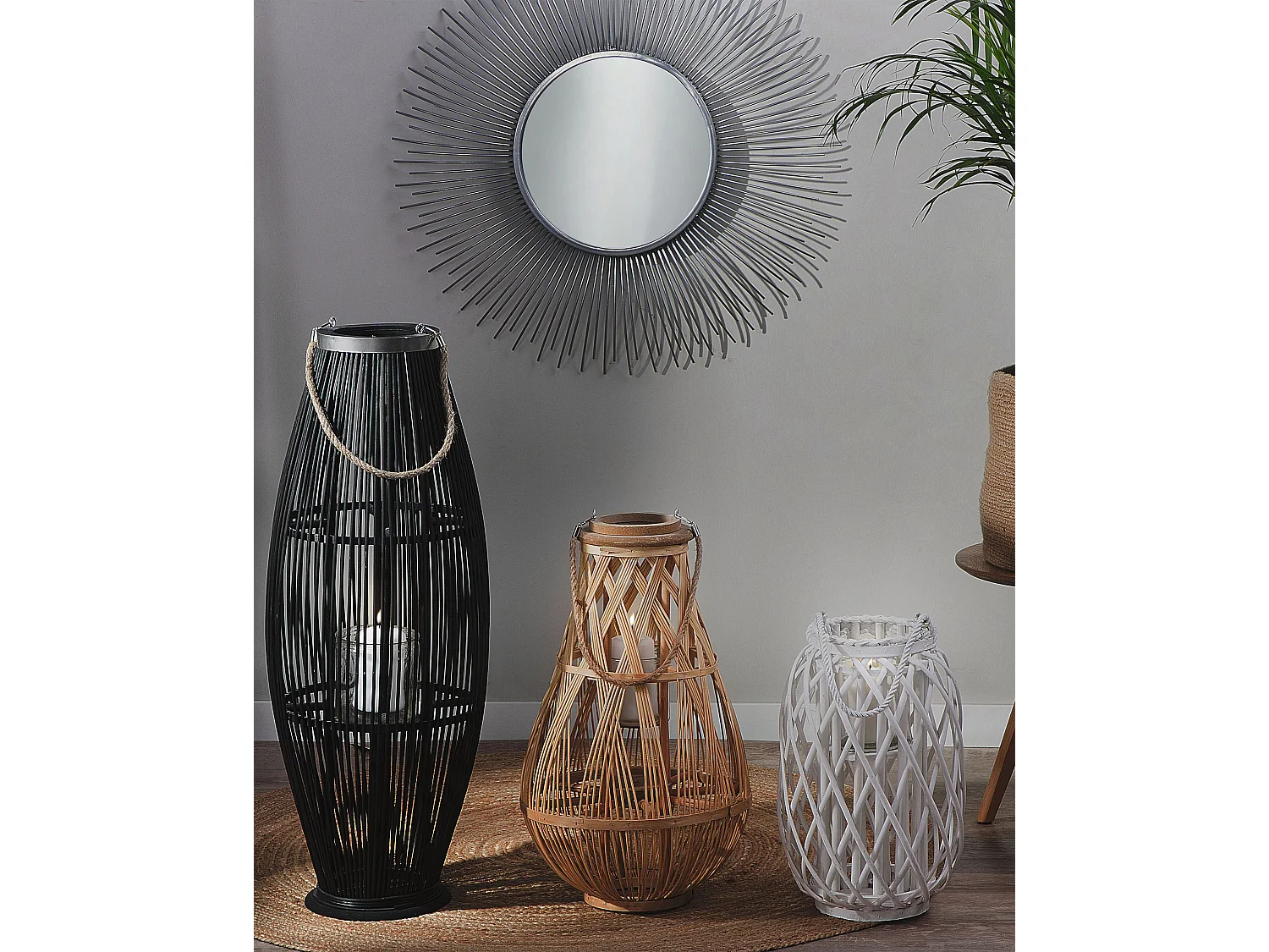 Lanterne TONGA Bambou 56 cm Naturel