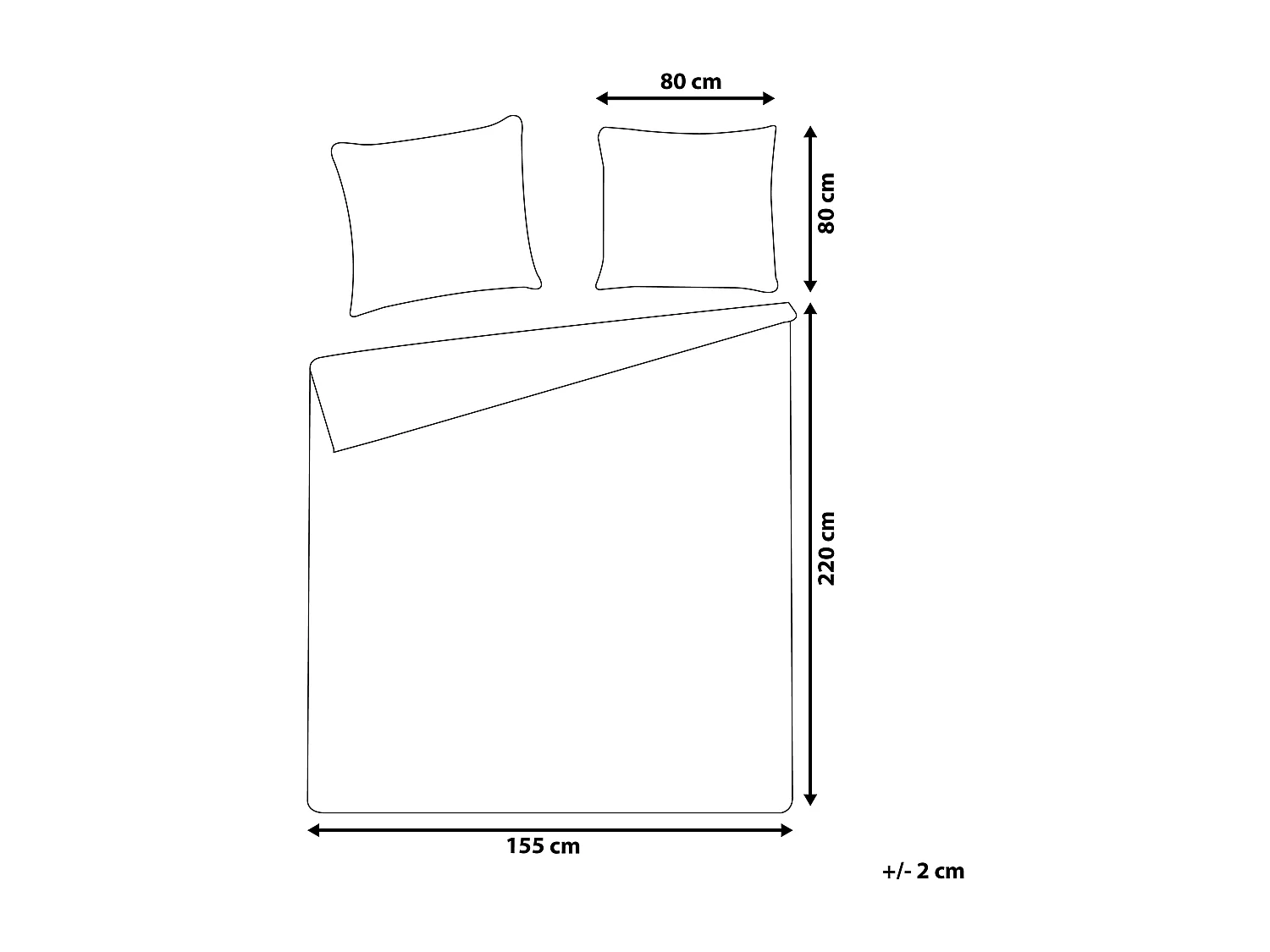 Bettwäsche Set grau 3-teilig Komfortgröße 155x220 cm mit Knöpfen Morningside