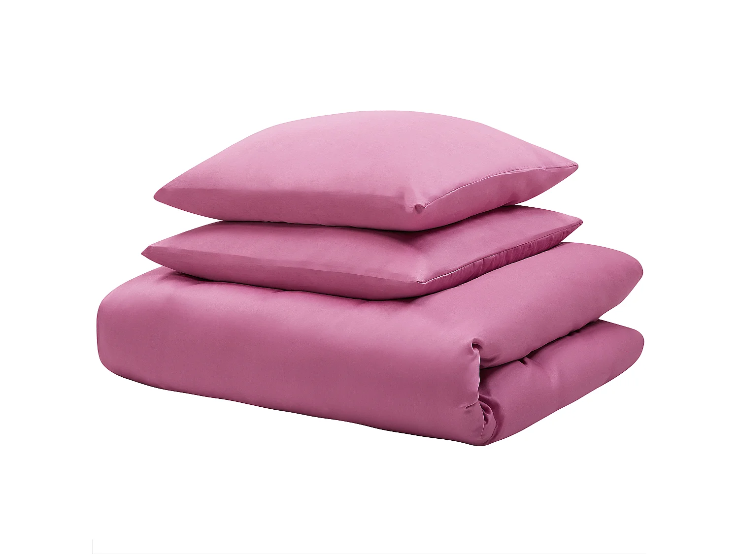 Set Copripiumino HARMONRIDGE Raso di Cotone 200 x 220 cm Rosa