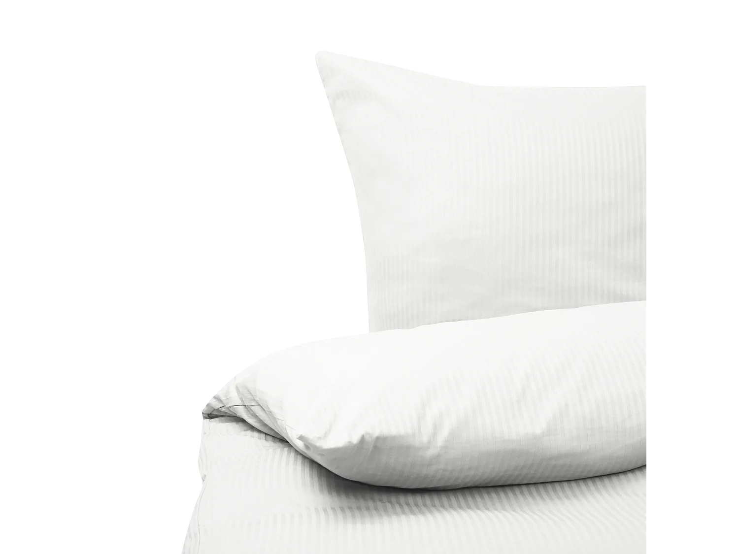 Set Copripiumino AVONDALE Raso di Cotone 220 x 240 cm Bianco