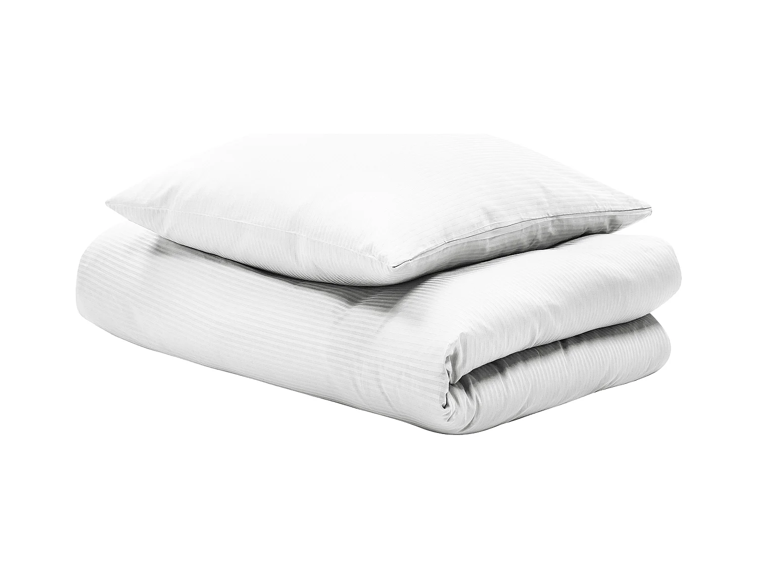 Bettwäsche-Set AVONDALE Baumwollsatin 200 x 220 cm Weiss