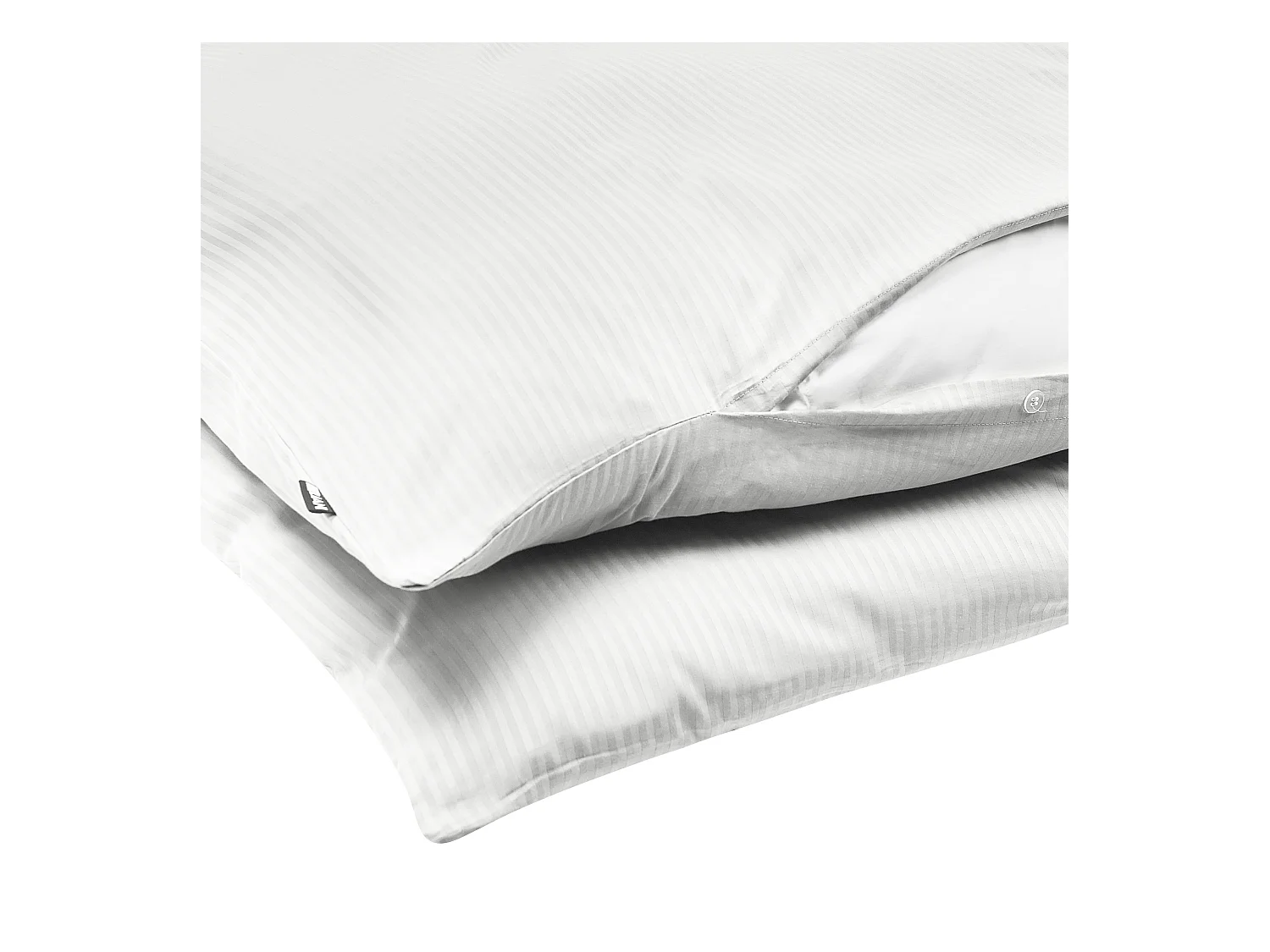 Bettwäsche-Set AVONDALE Baumwollsatin 200 x 220 cm Weiss