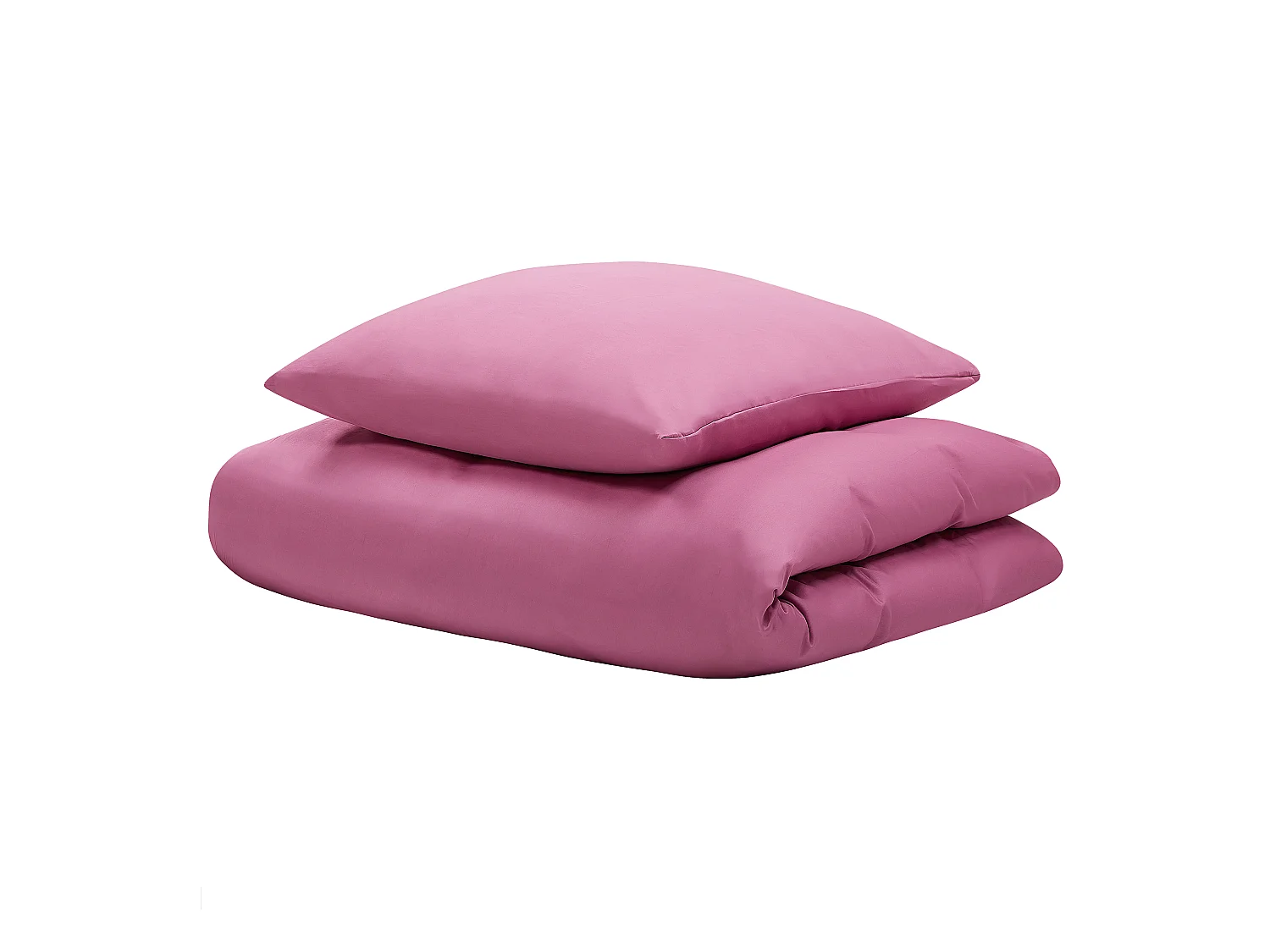 Dekbedovertrekset HARMONRIDGE Satijn katoen 135 x 200 cm Roze