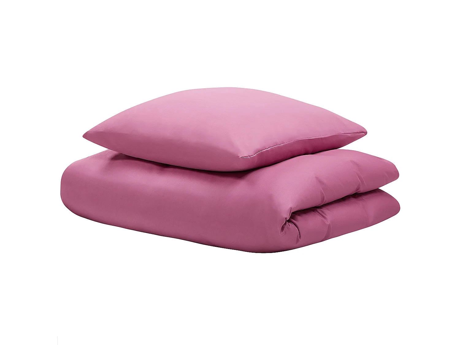 Dekbedovertrekset HARMONRIDGE Satijn katoen 135 x 200 cm Roze