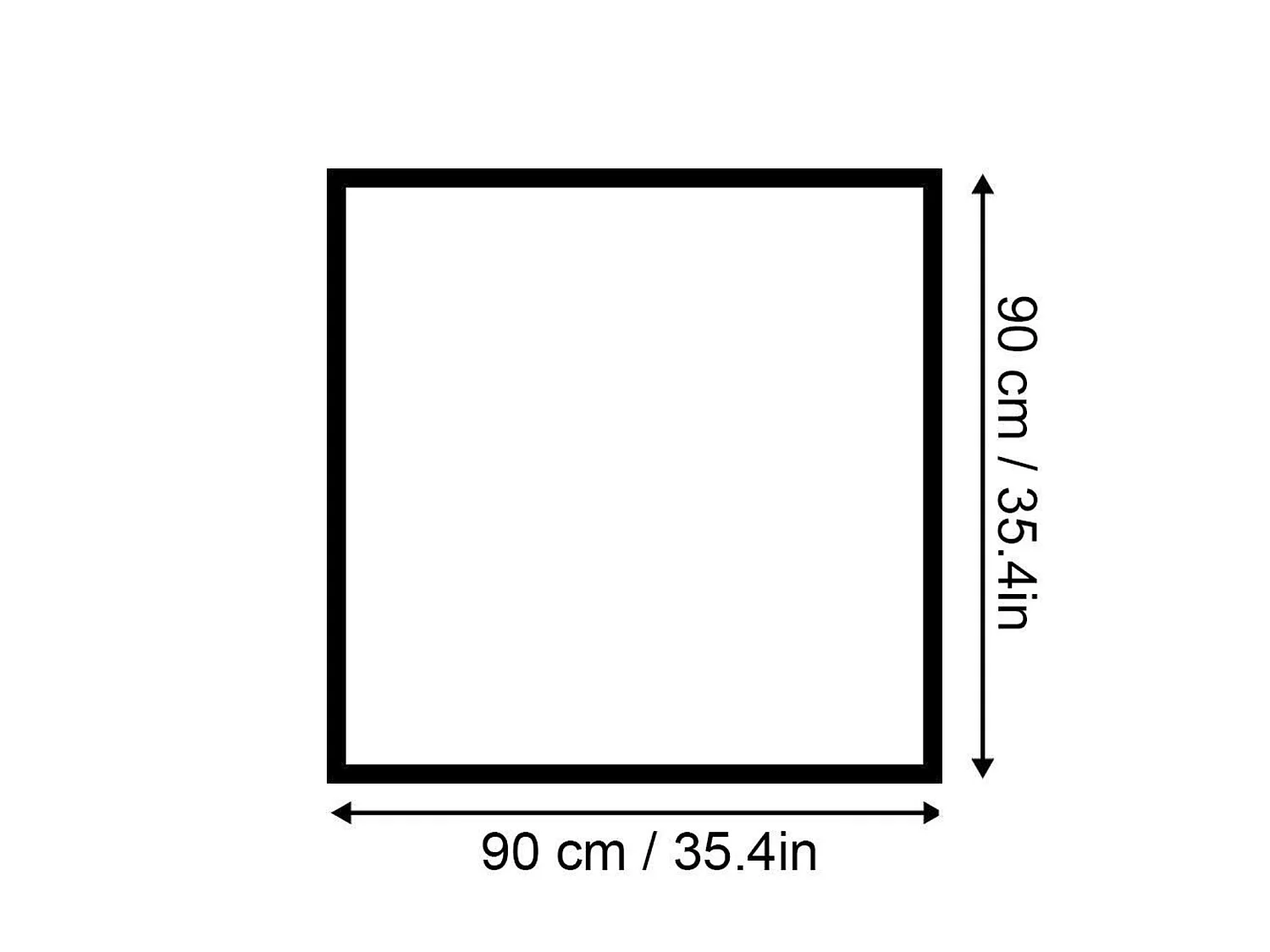 Tableau verre de bois avec une boisson bleue - 50 x 50 cm
