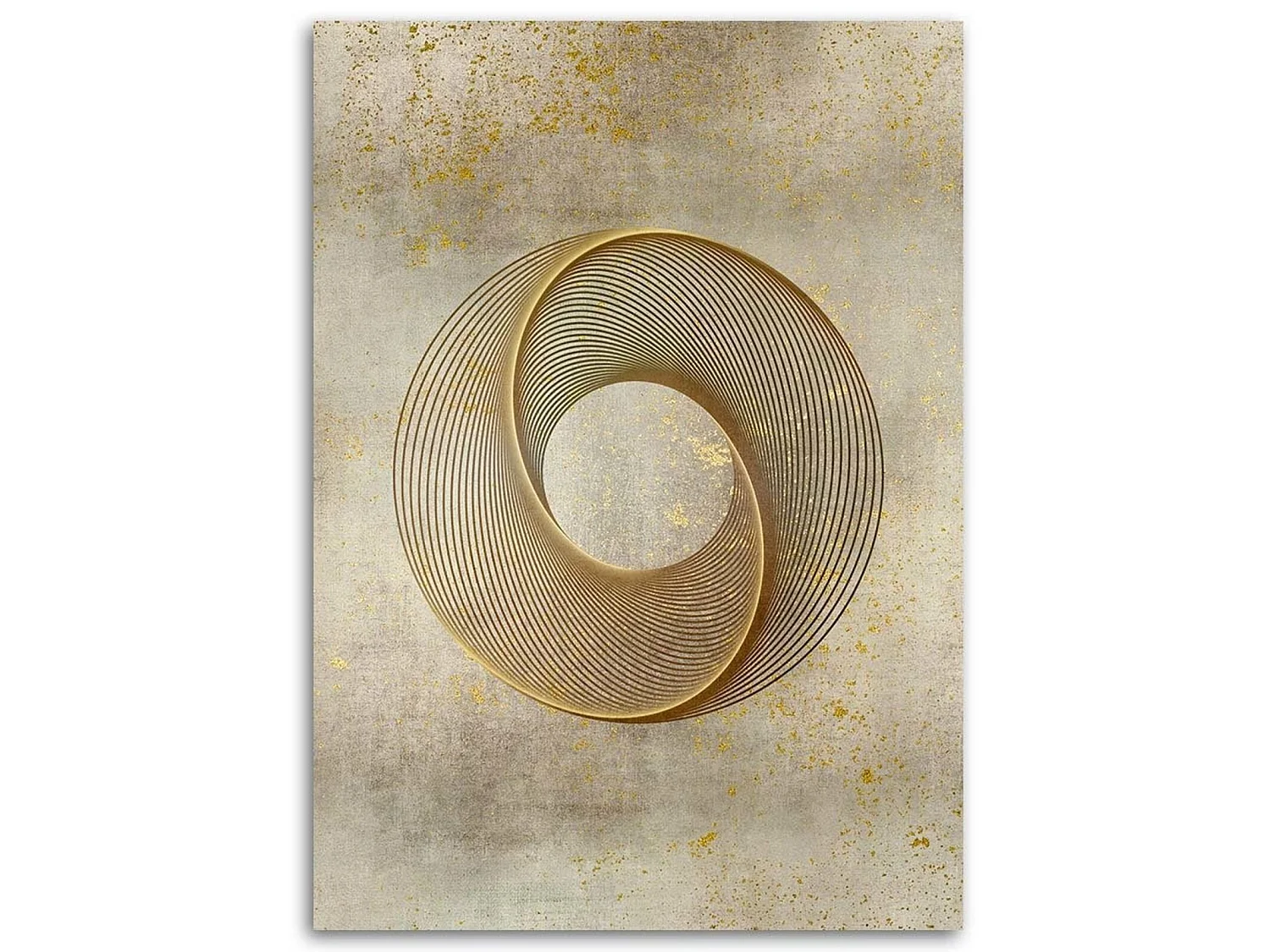 Tableau bois Cercle abstrait I - 40 x 60 cm