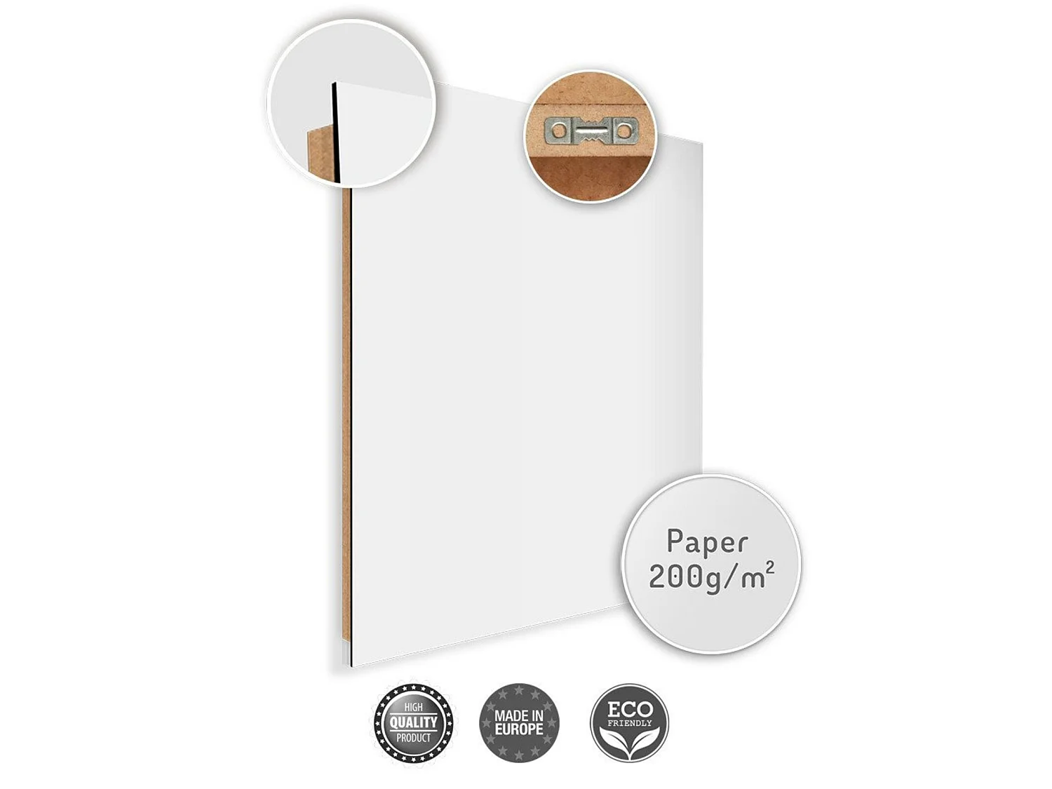 Tableau bois Cercle abstrait I - 40 x 60 cm