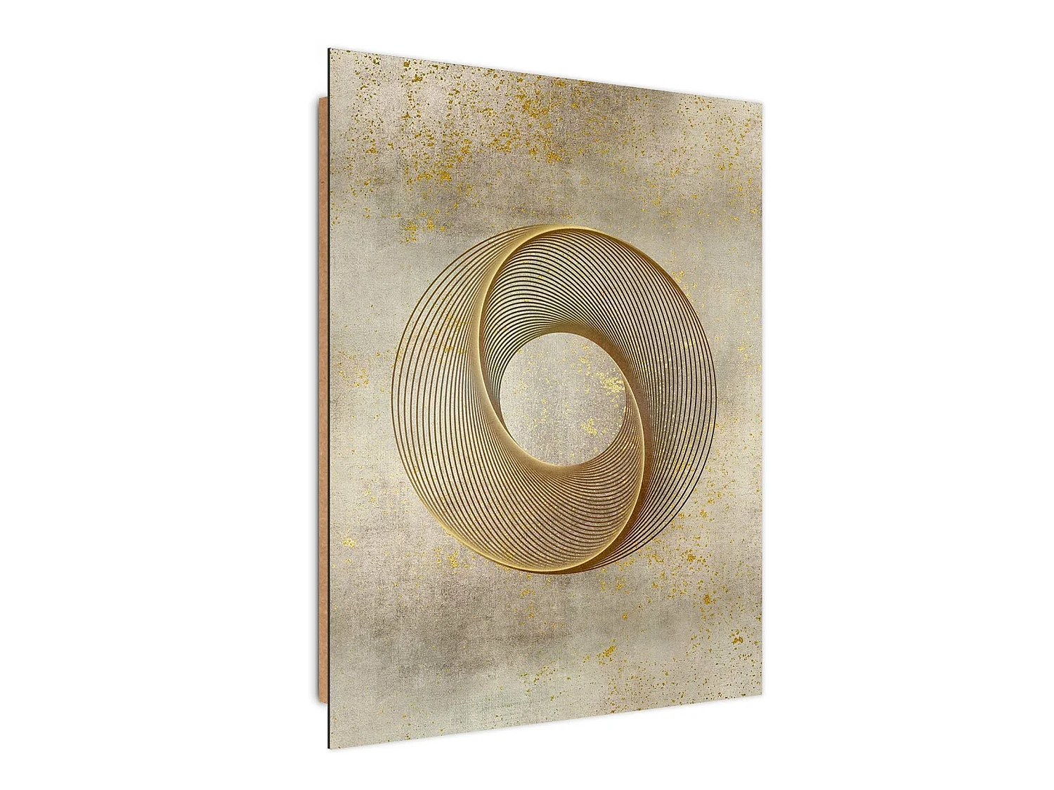 Tableau bois Cercle abstrait I - 40 x 60 cm