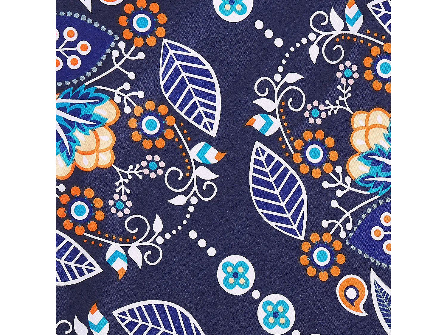 Modernes Bettwäsche Set dunkelblau / orange Baumwolle 135 x 200 cm Madrona