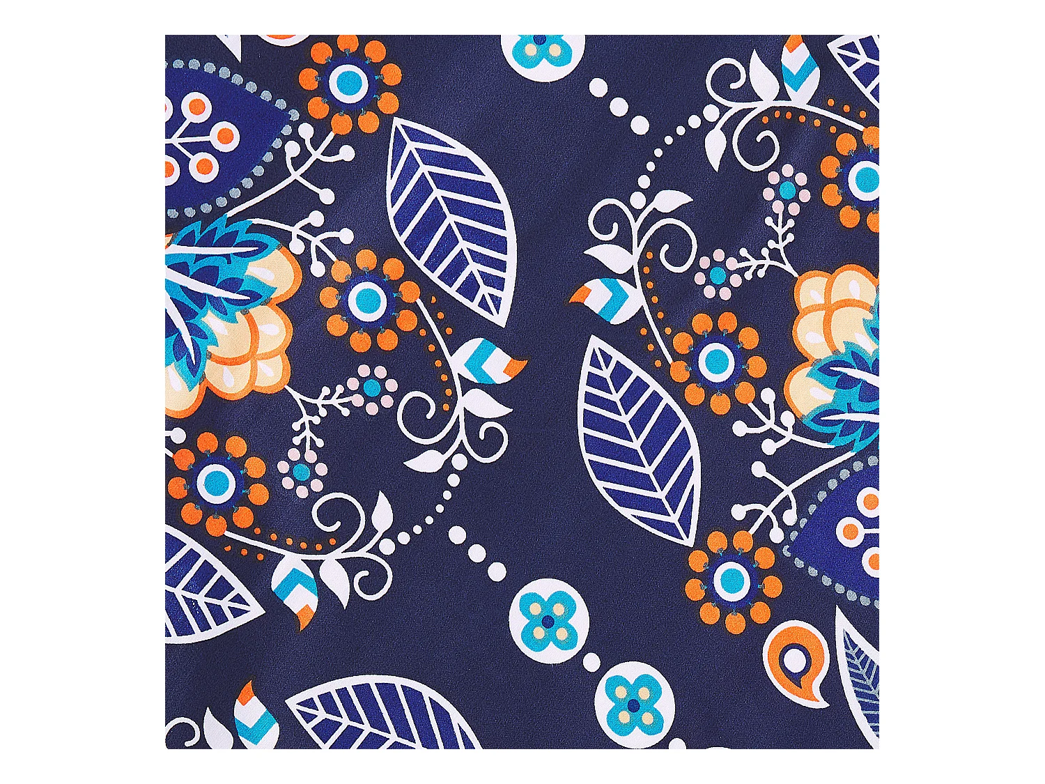 Komplet pościeli MADRONA Bawełna satynowa 155 x 220 cm Ciemnoniebieski